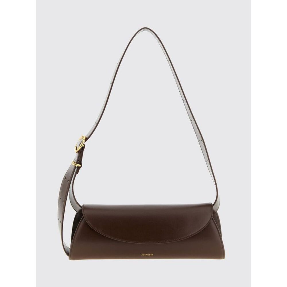 Jil Sander Women Jil Sander Small Cannolo Smooth Calfskin Leather Shoulder Bag